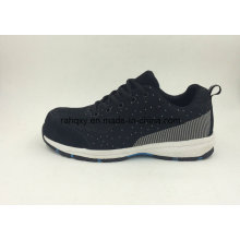 Tela fuerte Flyknit desgaste resistencia suave con seguridad de protección de dedo del pie zapatos (16039)